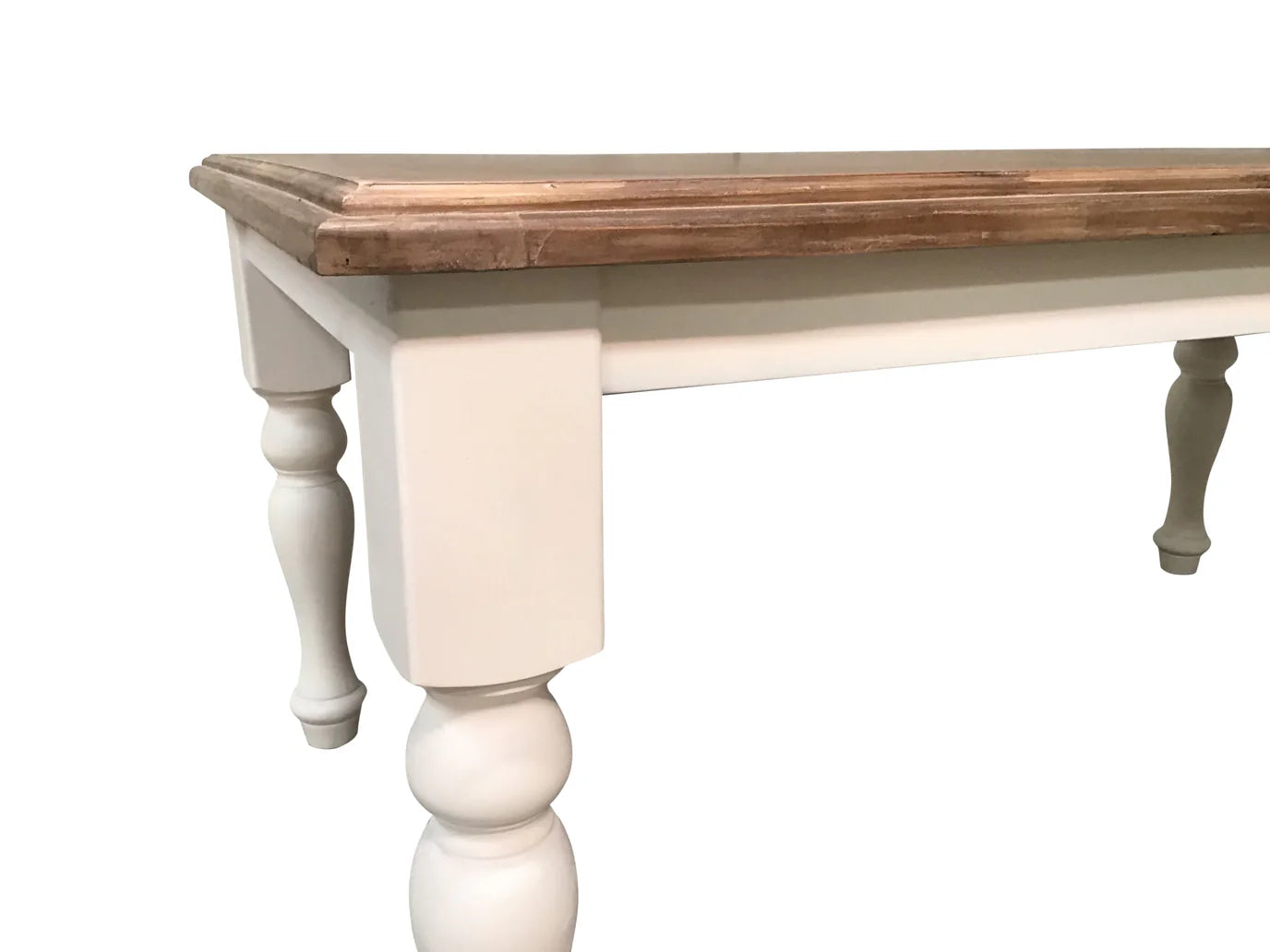 Biarritz 1.4m Dining Table painted Off White - Ex Display Model