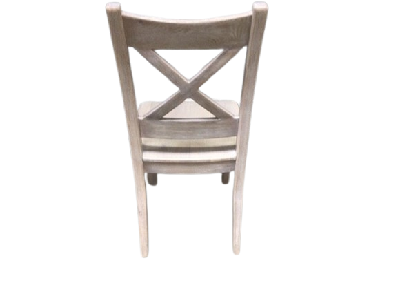 Dakota Solid Oak Cross Back Dining Chairs Full Ciffa