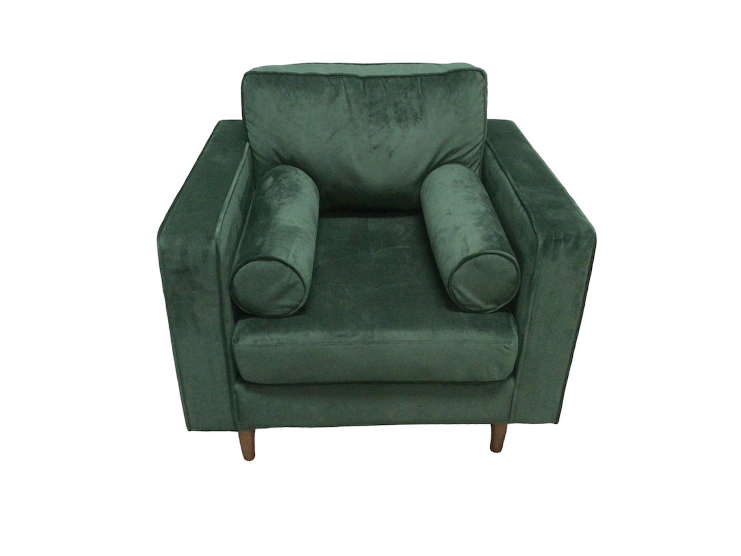 Hudson Green Velvet Arm Chair