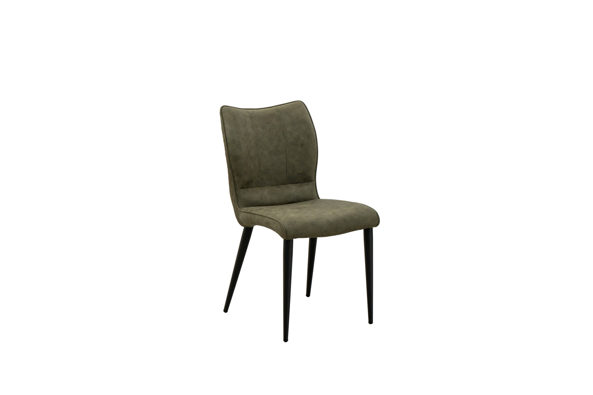 Nina Green Upholstered Faux Suede Dining Chair