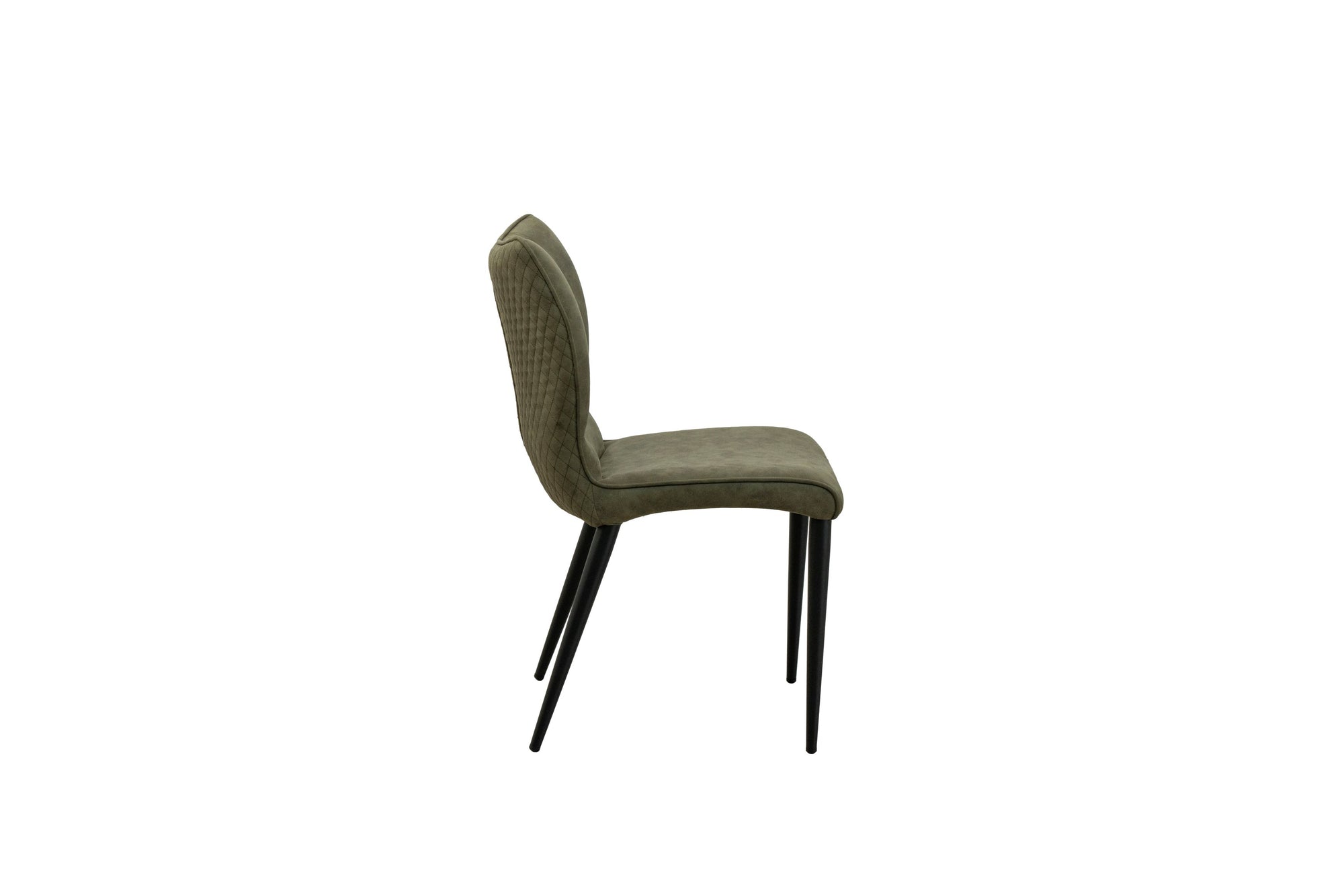 Nina Green Upholstered Faux Suede Dining Chair