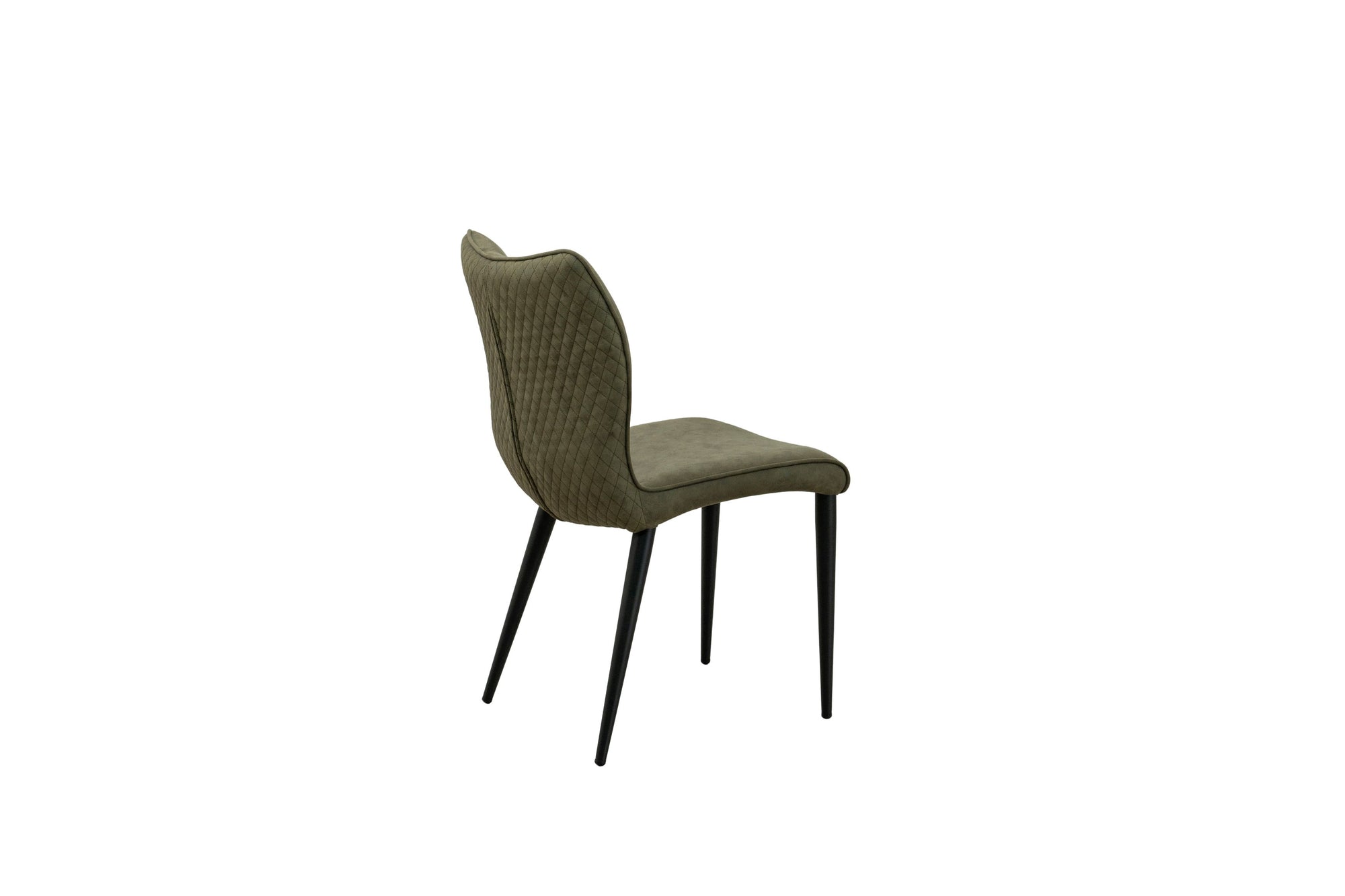 Nina Green Upholstered Faux Suede Dining Chair