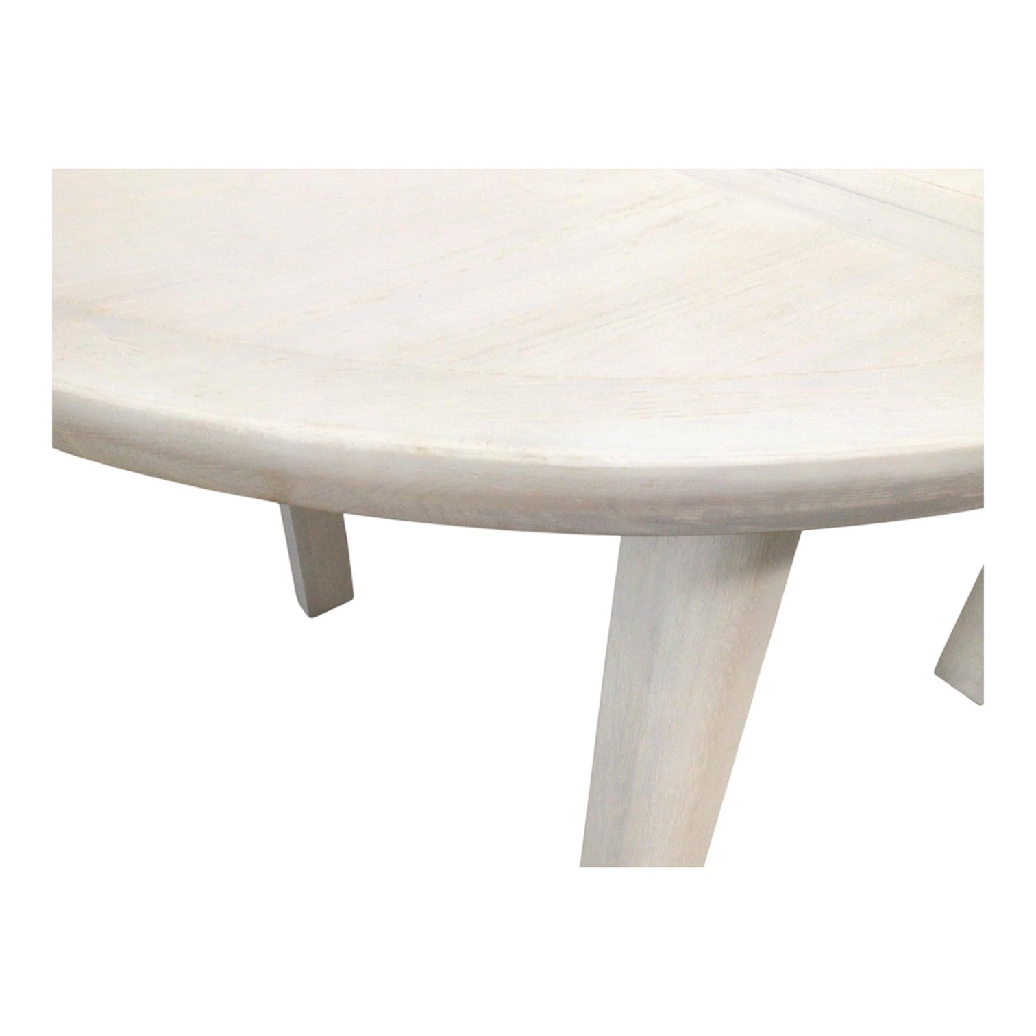 Dakota Oak 1.1m Round Ext Dining Set with Ciffa Lime Wash Finish
