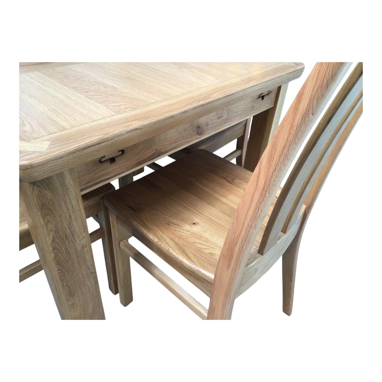 Dakota Oak 90cm Extension Dining Set