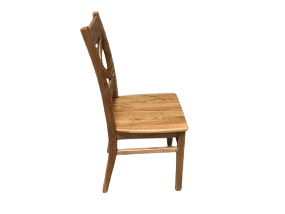 Dakota Solid Oak Cross Back Dining Chair