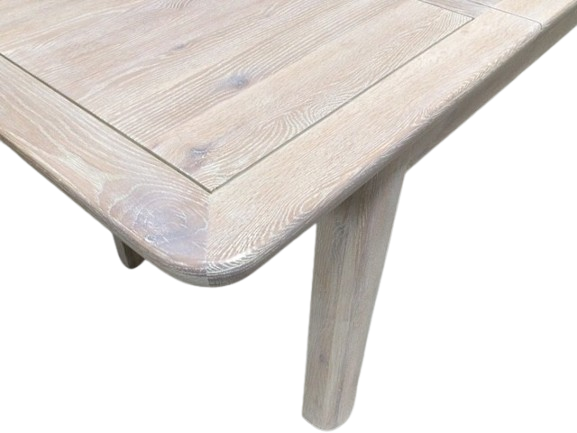 Dakota Solid Oak 1.3m Ext Dining Table - Full Ciffa Finish