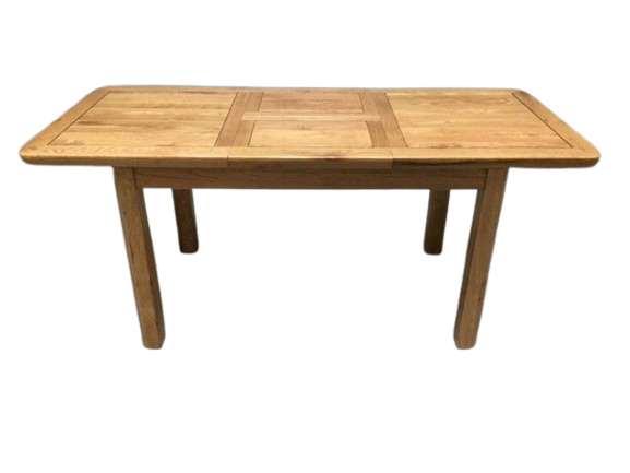 Dakota Solid Oak 1.3m Ext Dining Table
