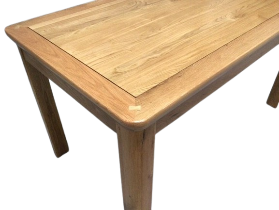 Dakota Oak 1.4m Fixed Top Dining Table
