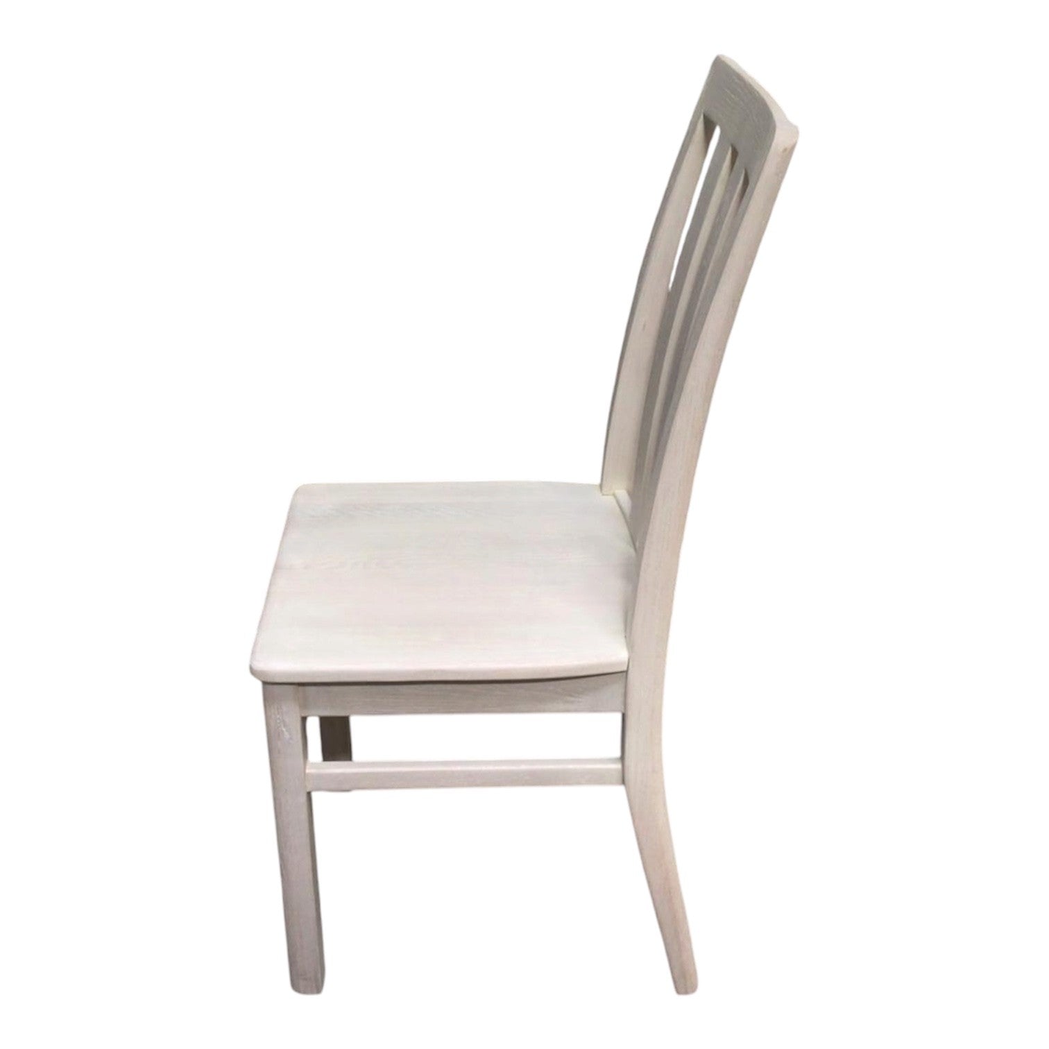 Dakota Solid Oak Dining Chair with lime wash finish