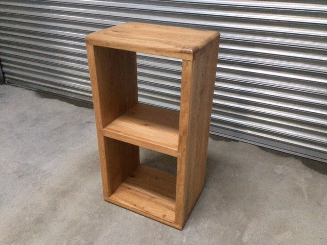 Danube Oak Double Display Cabinet