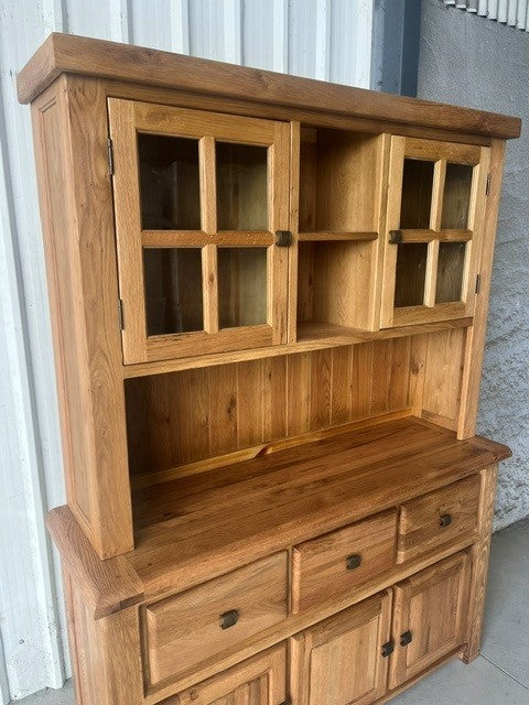 Danube Oak Large Buffet Hutch