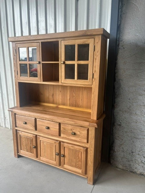 Danube Oak Large Buffet Hutch