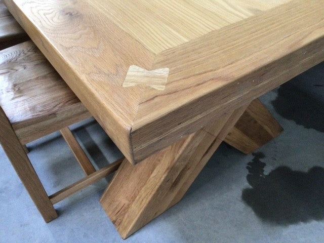 Maximus Oak 1.9m Dining Set - Ex Display (Feb 25)