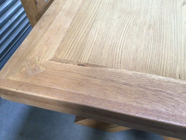 Maximus Oak 1.9m Dining Set - Ex Display (Feb 25)