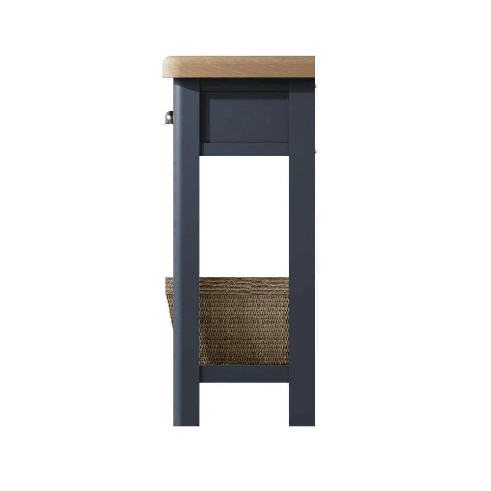 Jersey Smoked Oak Painted Console Table