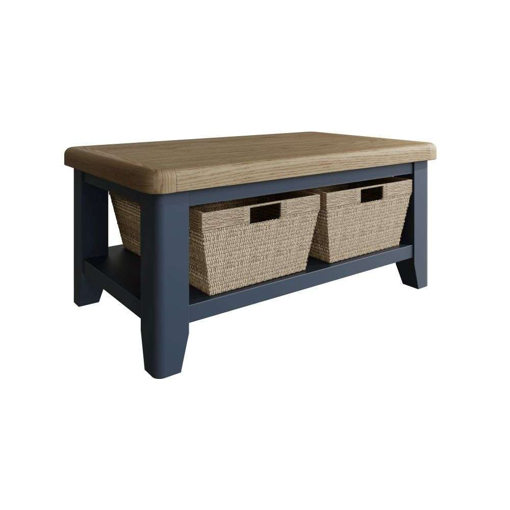 Jersey Smoked Oak Painted Coffee Table