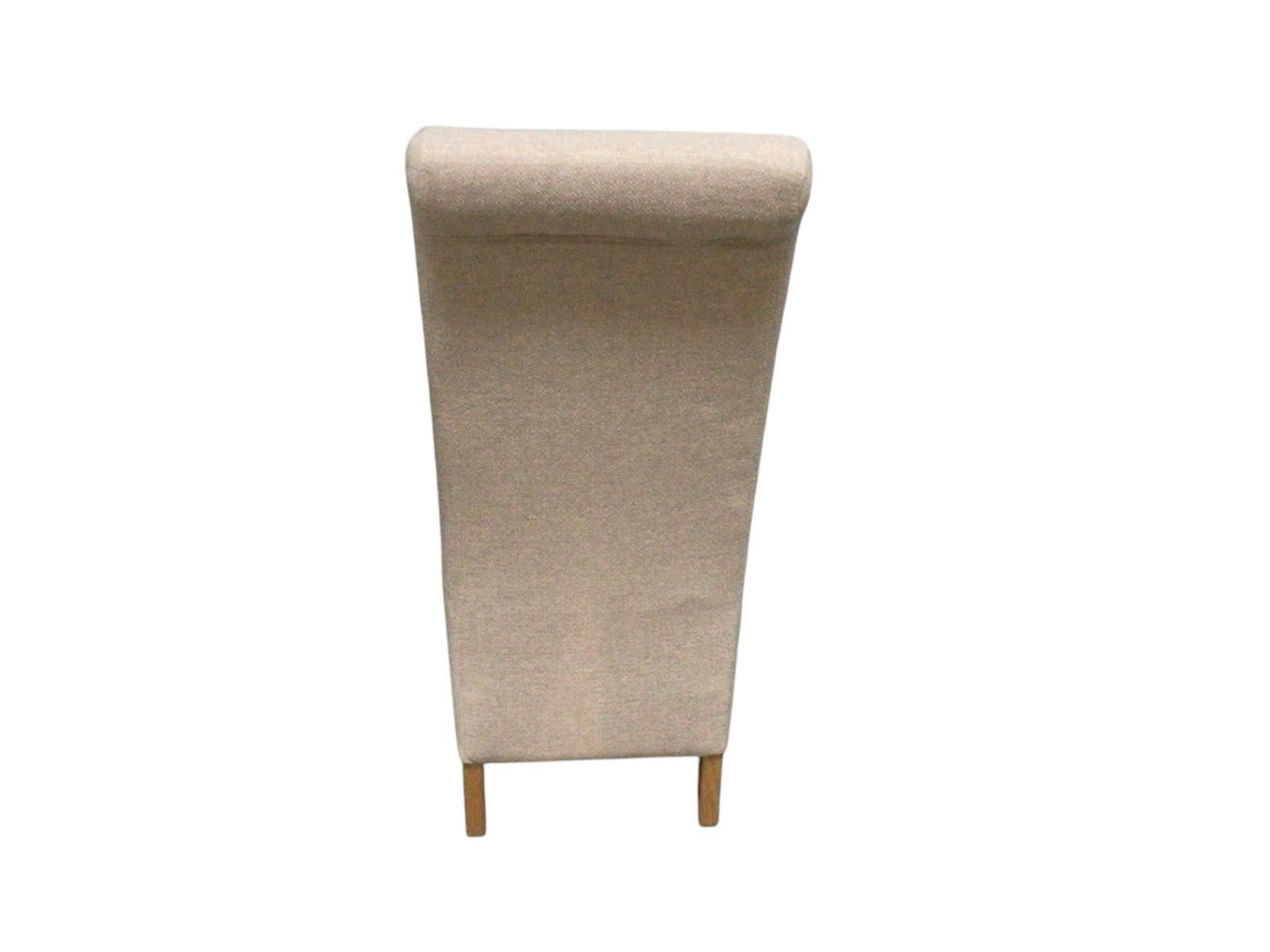 Hudson Beige Linen Dining Chair