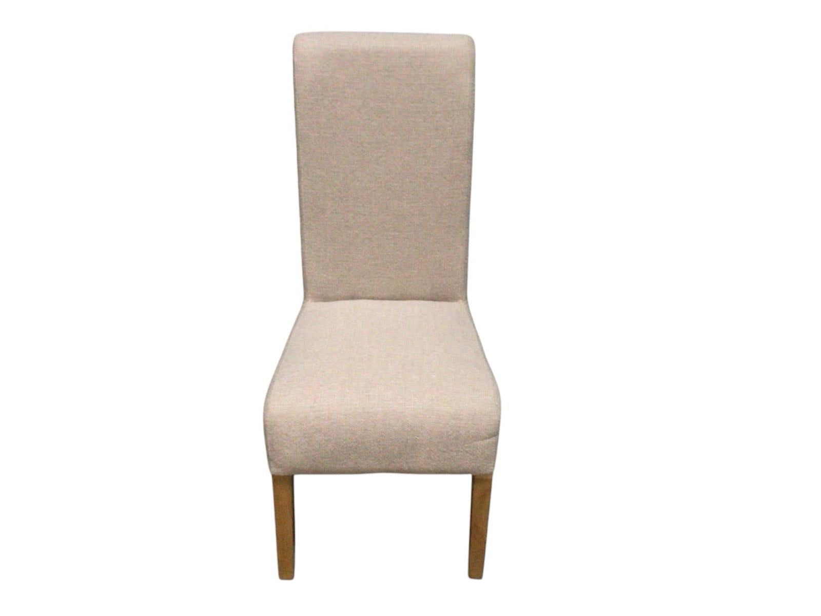 Hudson Beige Linen Dining Chair