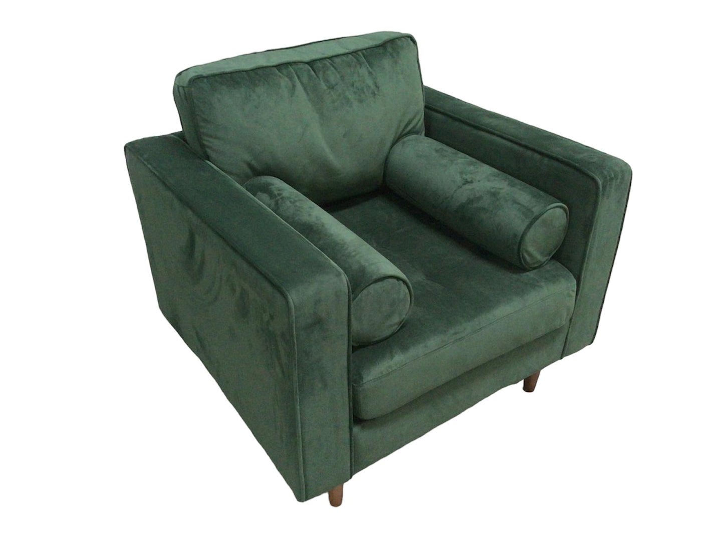 Hudson Green Velvet Arm Chair