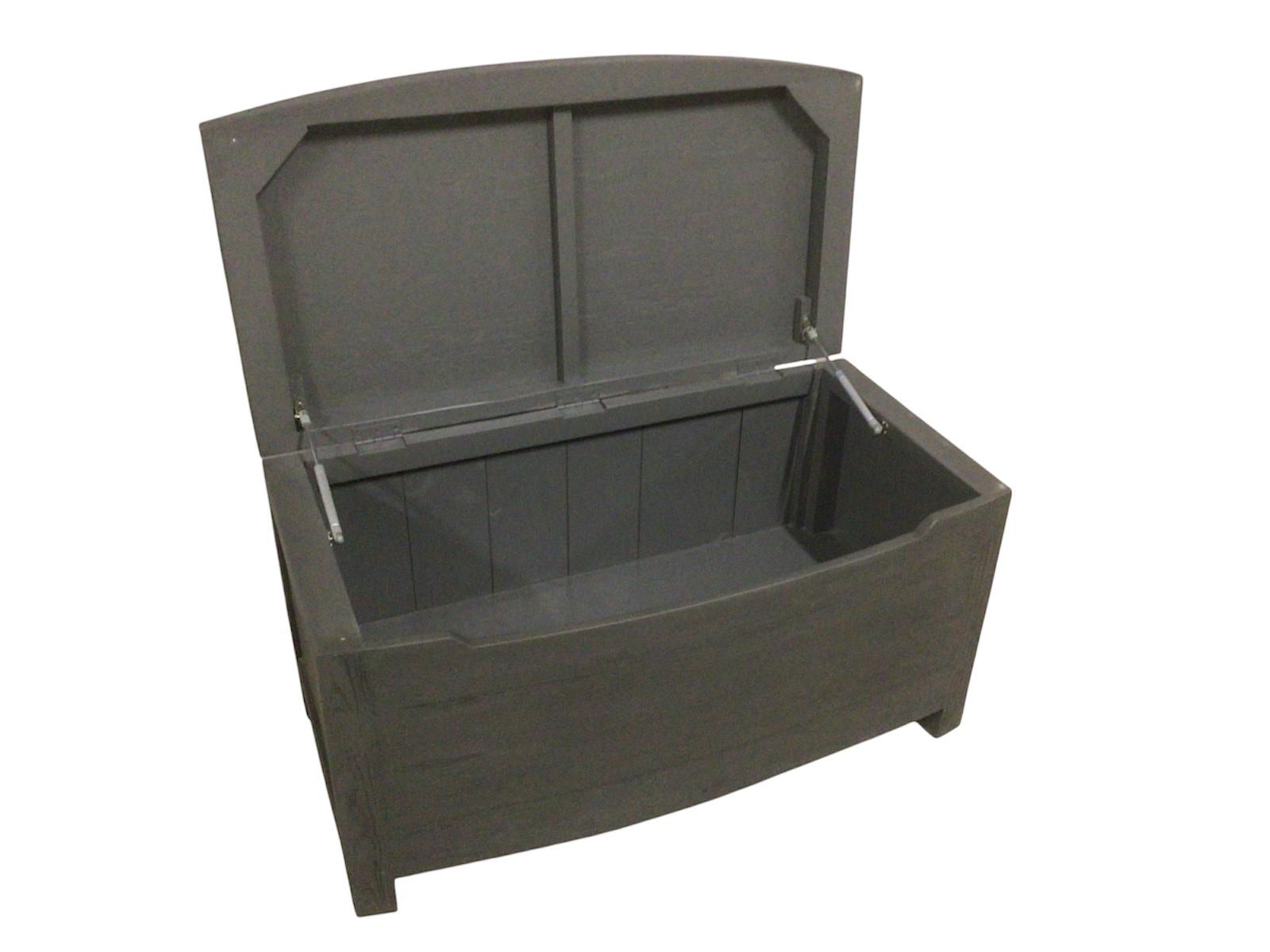 Thames Oak Blanket Box - Painted Space Grey