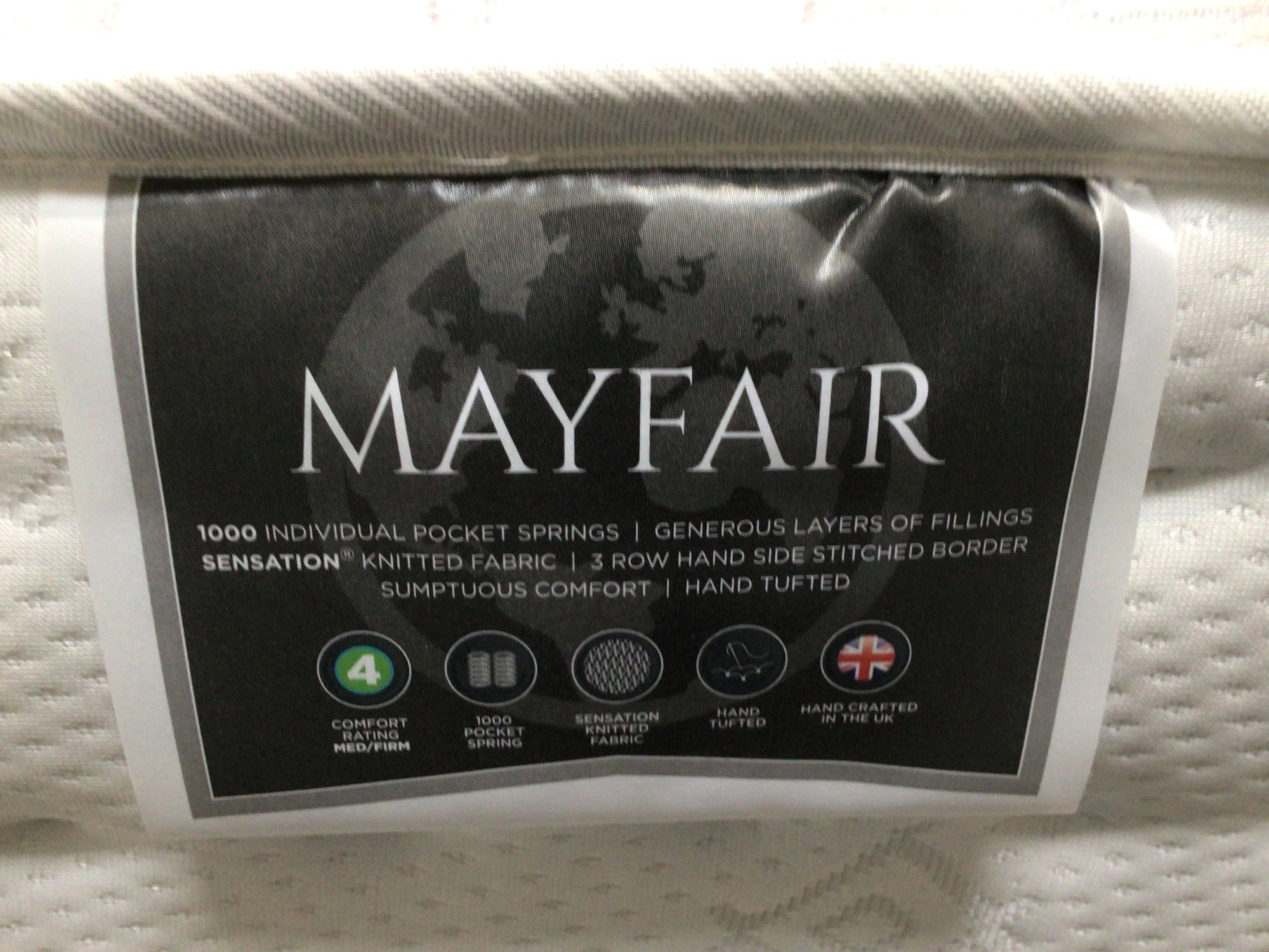 Mayfair 4ft Small Double Pocket Mattress