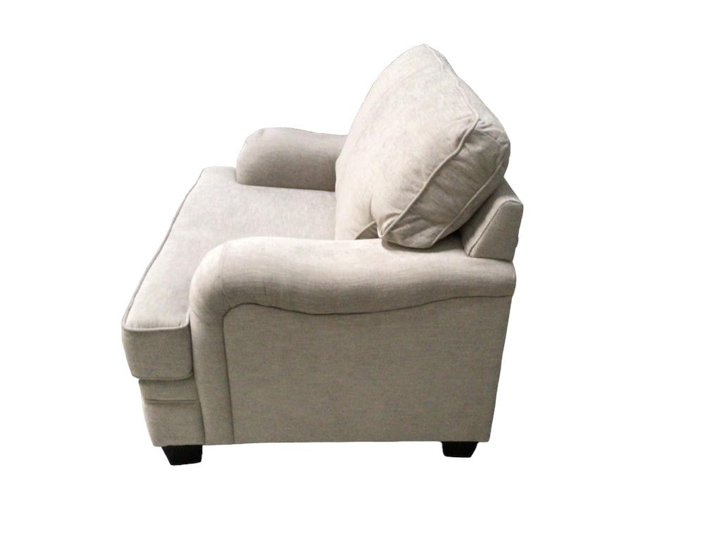 Izzy Beige Linen Arm Chair