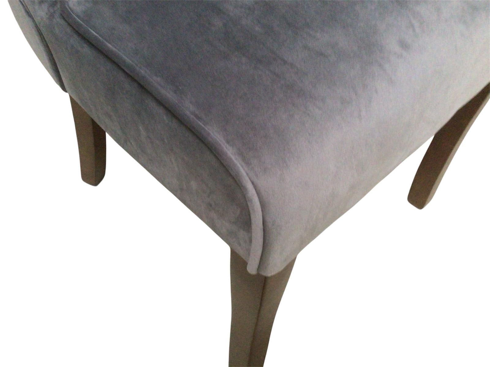 Kingston Grey Velvet Dining Chair