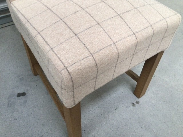 Kettle Check Wool Dining Chair