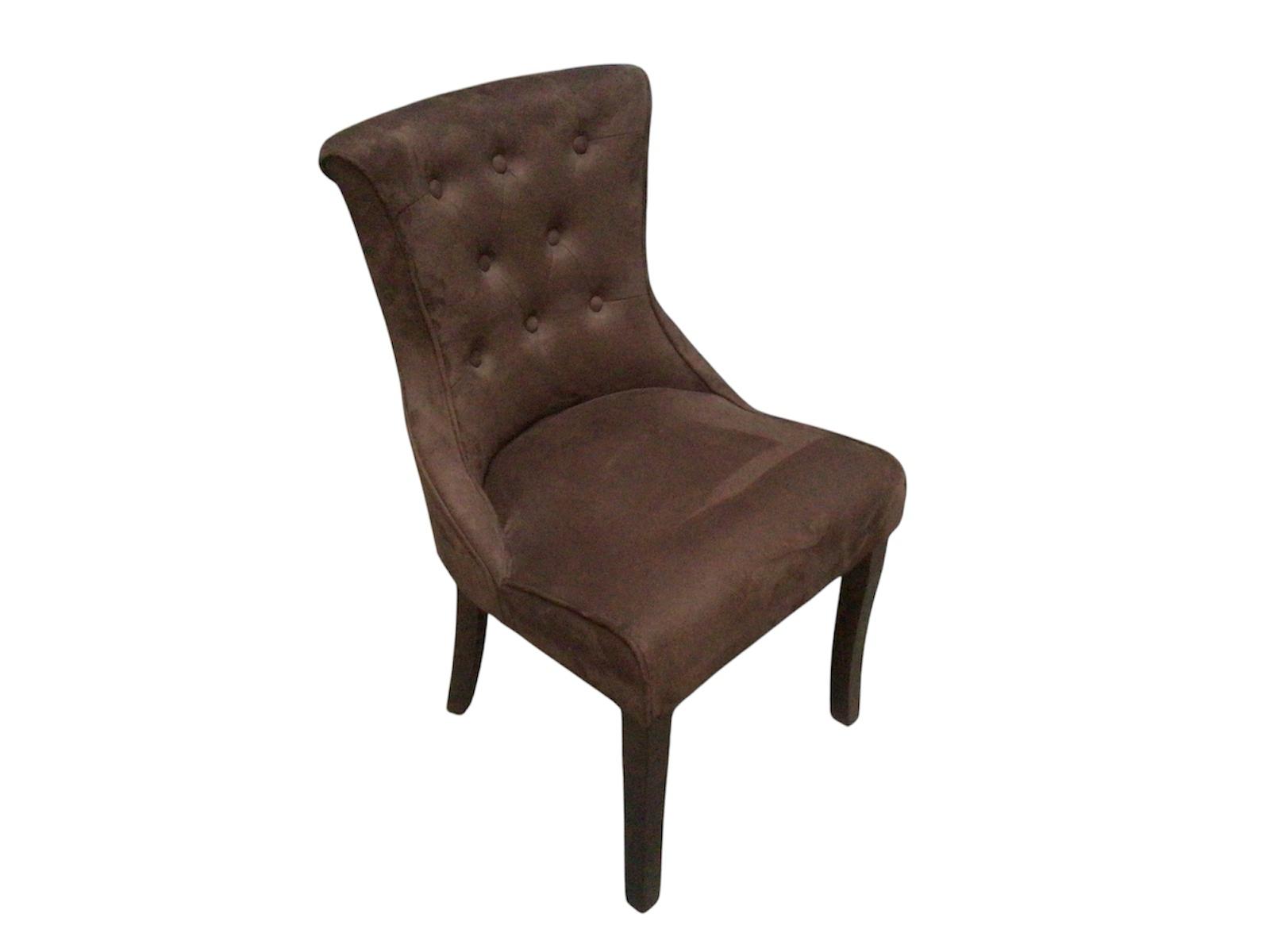 Kingston Cocoa Faux Suede Dining Chair