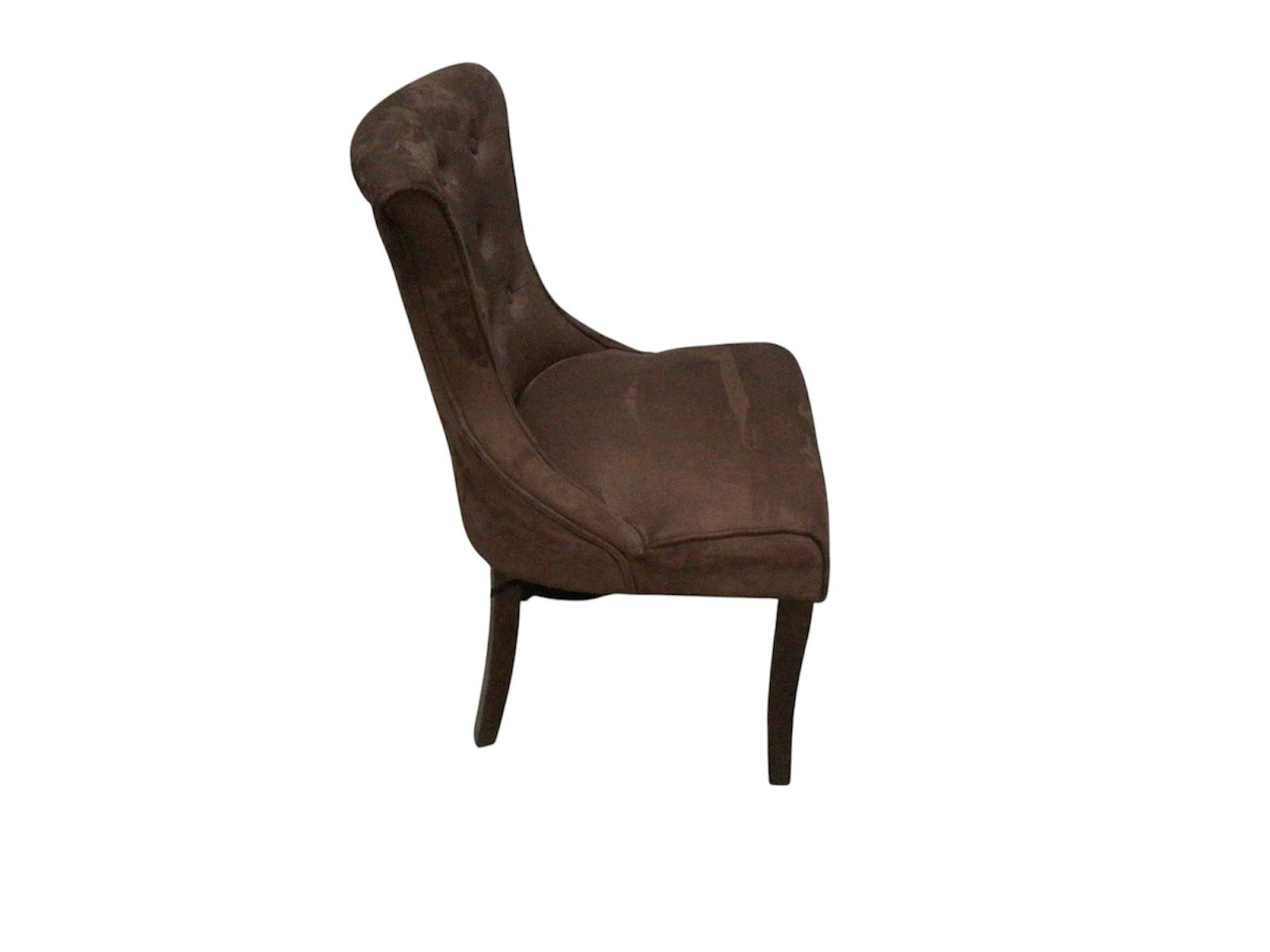 Kingston Cocoa Faux Suede Dining Chair