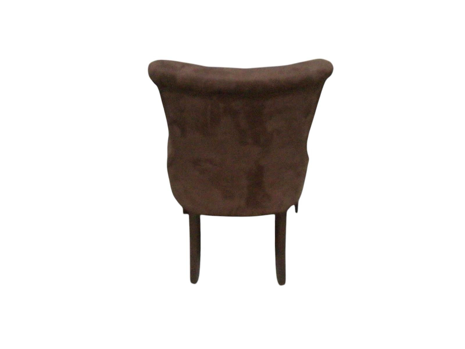 Kingston Cocoa Faux Suede Dining Chair