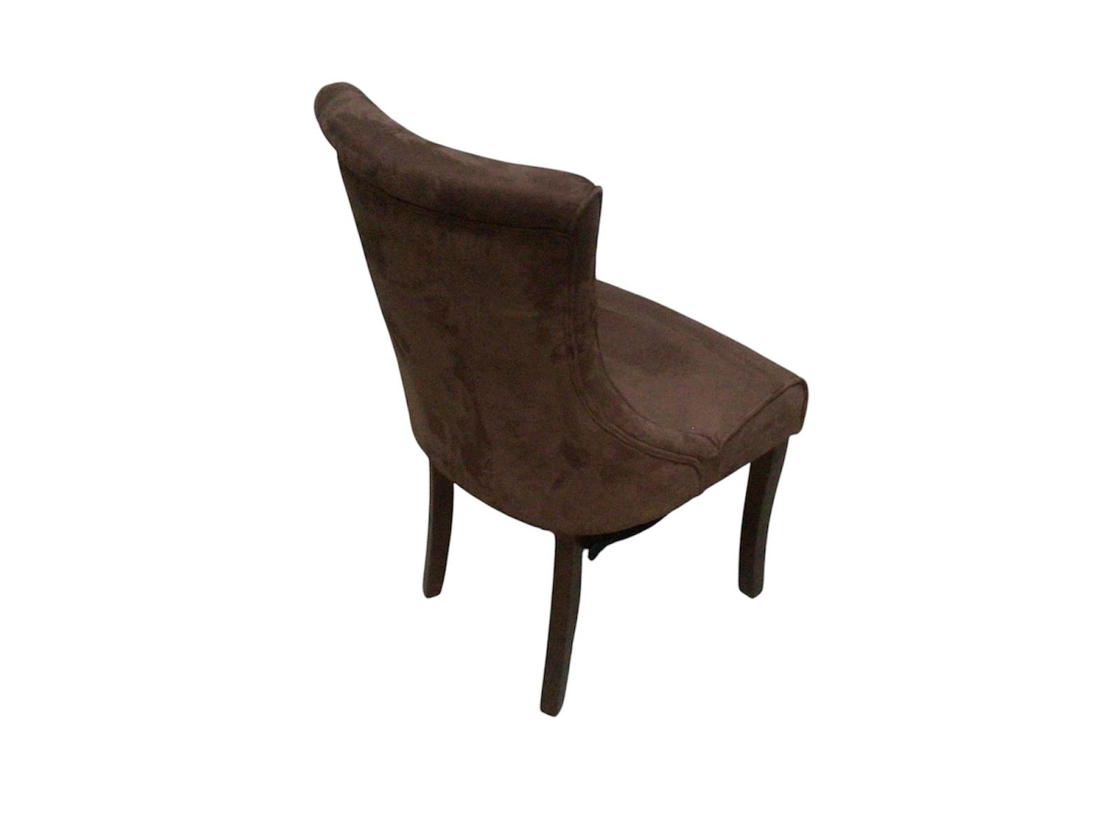 Kingston Cocoa Faux Suede Dining Chair