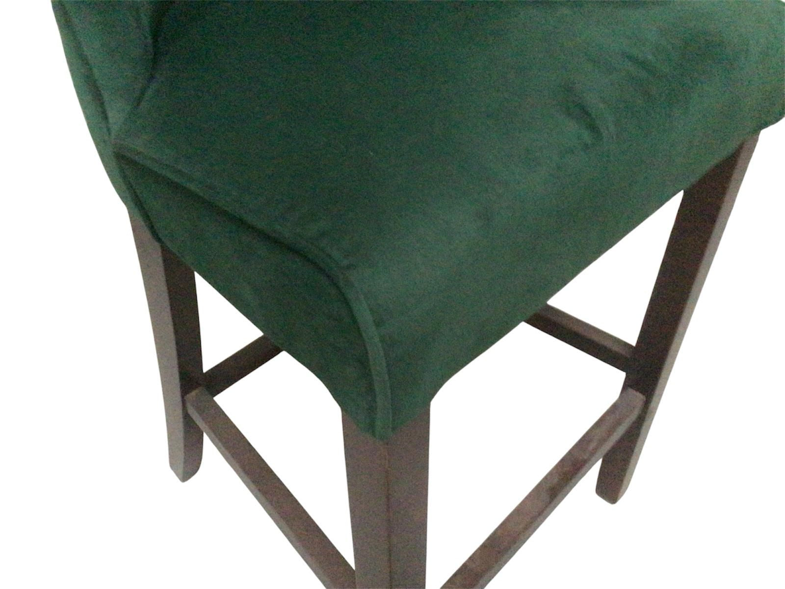 Kingston Green Velvet Bar Stool