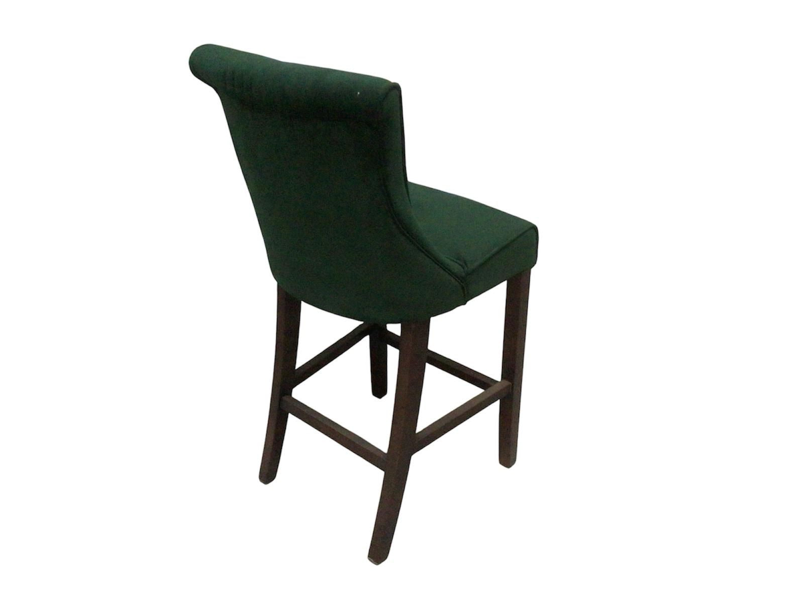 Kingston Green Velvet Bar Stool