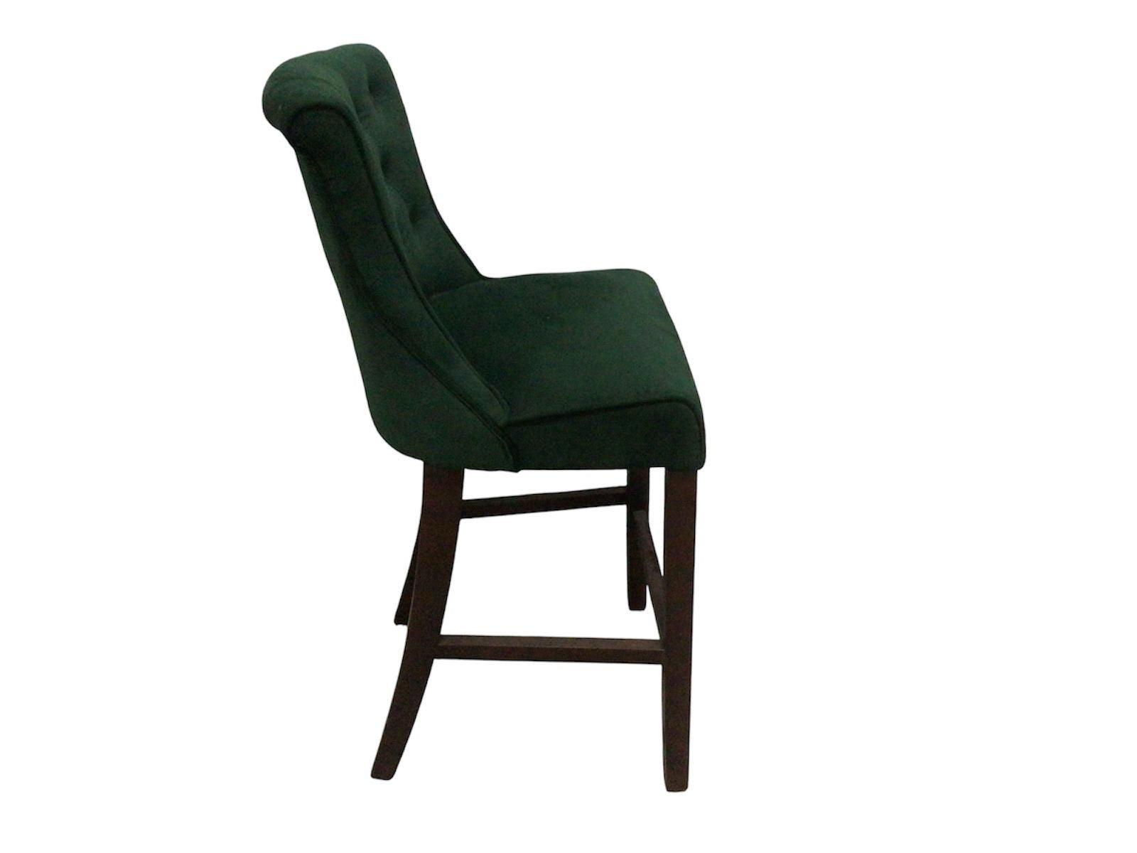 Kingston Green Velvet Bar Stool