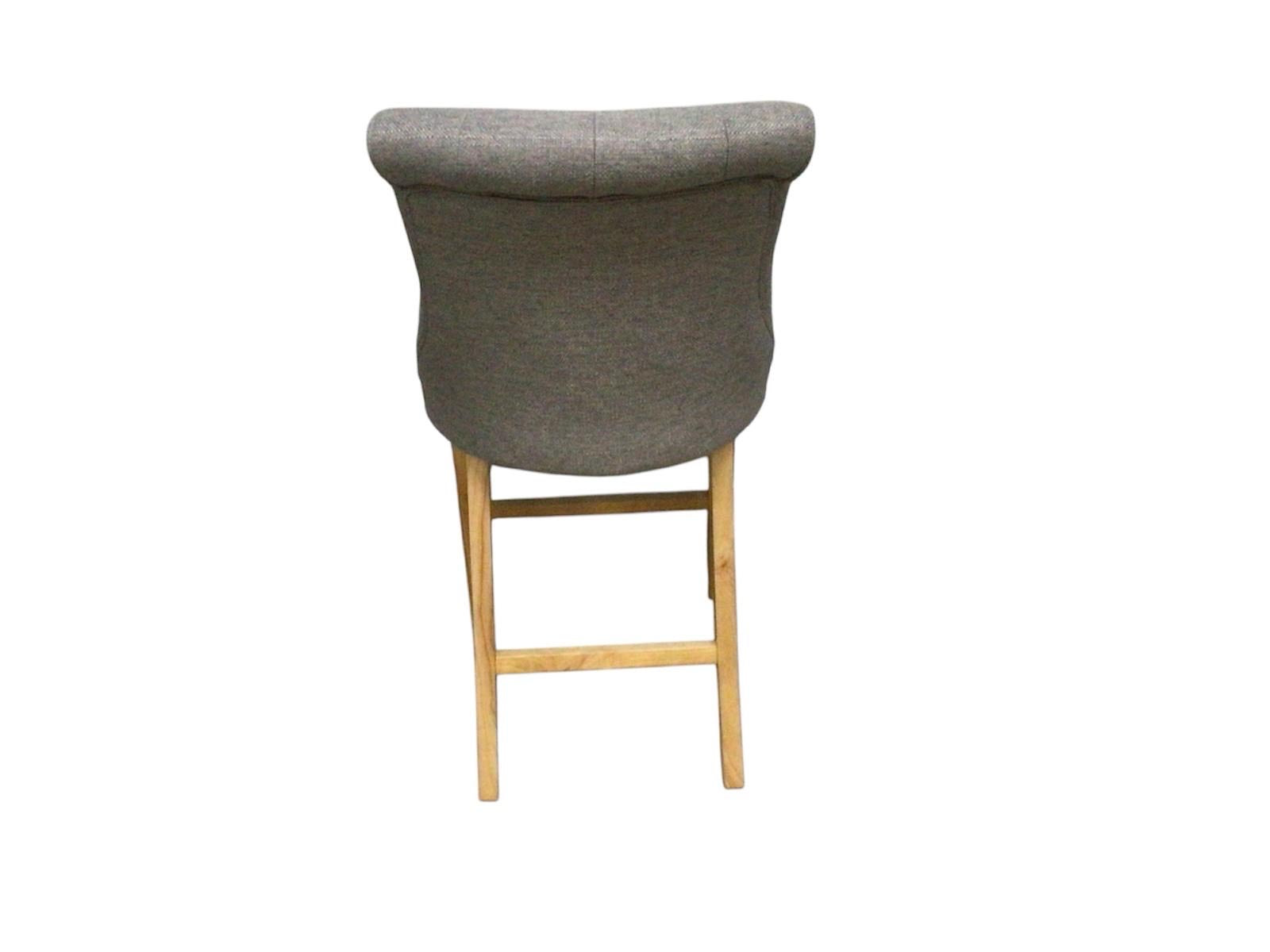 Kingston Cement Grey Linen Bar Stool