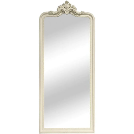 Ornate Off-White Leaner Mirror - FC29