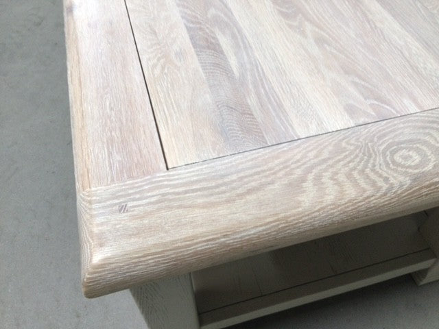 Danube Oak Coffee Table painted Oyster with a Ciffa Finish - (May13)