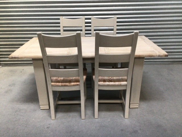 Danube Oak 1.4m Ext Dining Set - May 21