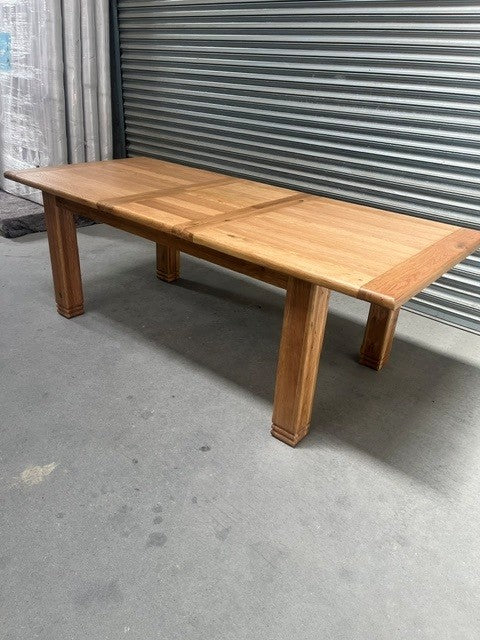 Danube Oak 1.8m Ext Dining Table - May31