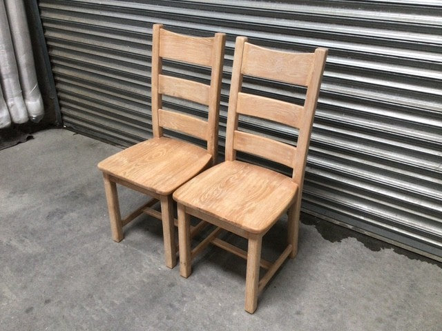 Danube Oak Dining Chair with Ciffa Finish (Nov04) - Set of 2