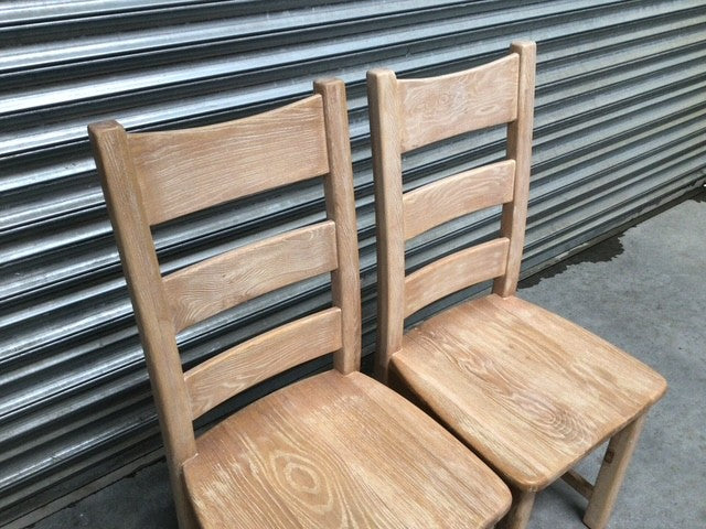 Danube Oak Dining Chair with Ciffa Finish (Nov04) - Set of 2