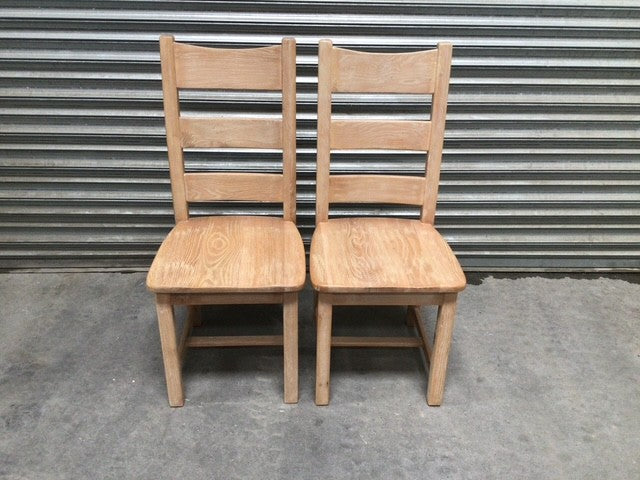 Danube Oak Dining Chair with Ciffa Finish (Nov04) - Set of 2