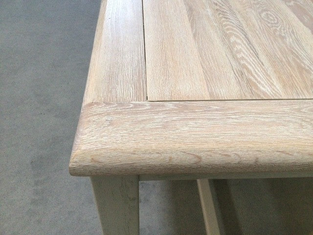 Danube Oak Desk painted Oyster with a Ciffa Finish - Nov02