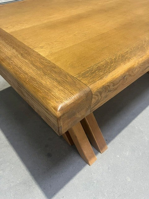 Cologne Oak 2m Dining Table - Ex-Display (Oct 02)