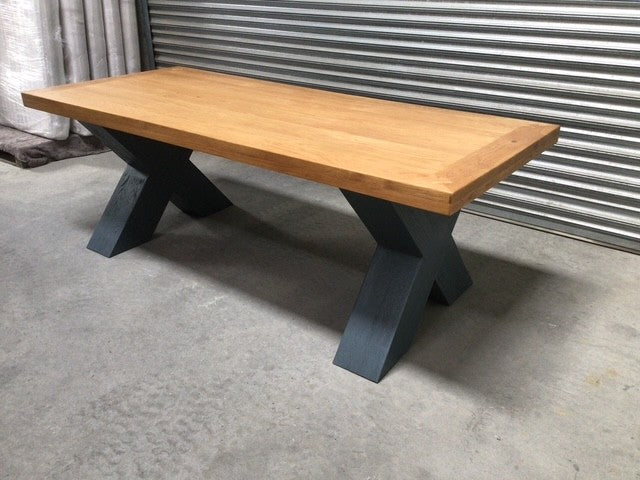 Maximus Oak 2.3m Dining Table - Ex Display (Oct 28)