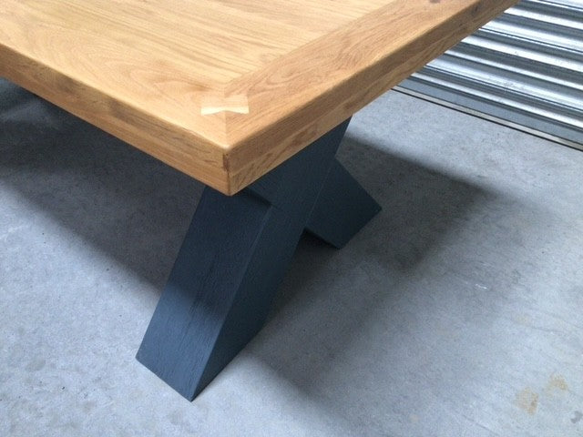 Maximus Oak 2.3m Dining Table - Ex Display (Oct 28)
