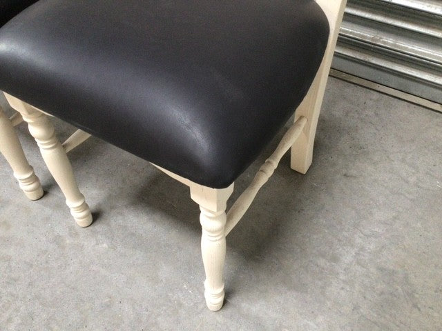 Painted Dining Chairs - Set of 3 (Oct32)