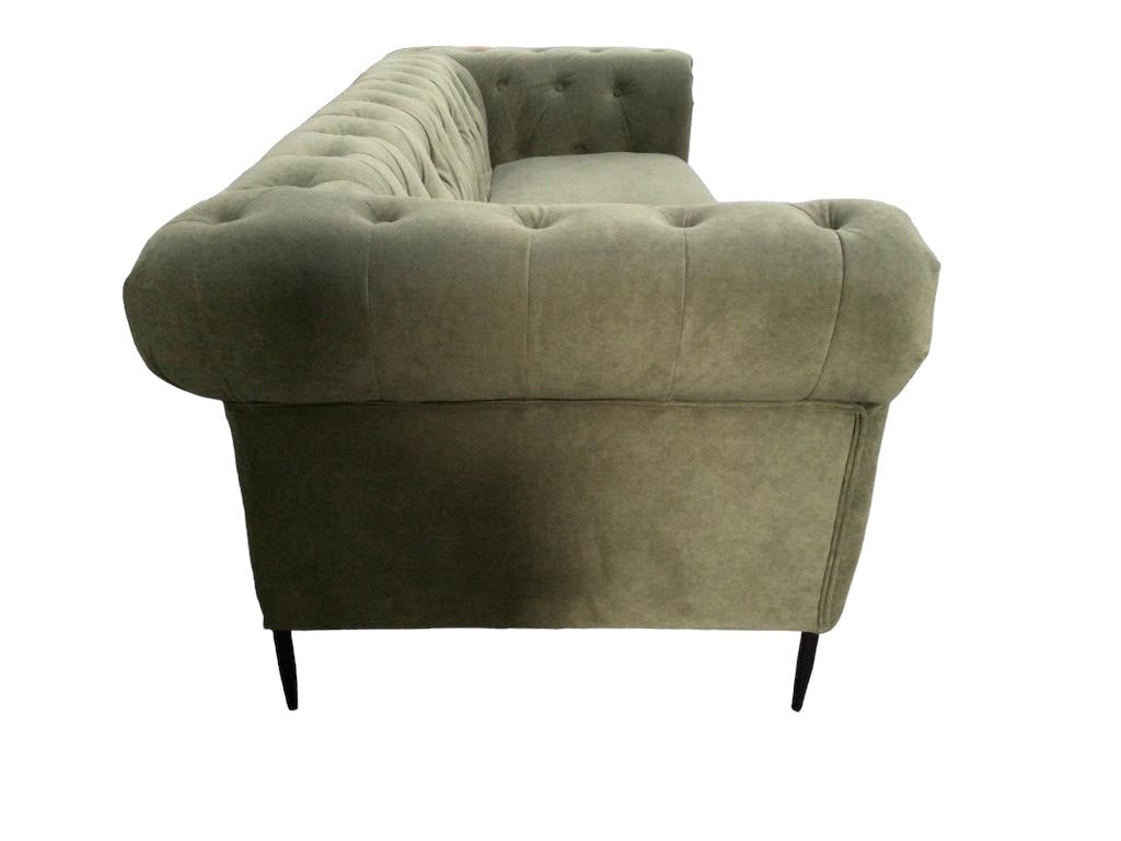 Portland 3 Seater Large Sofa in Olive Green