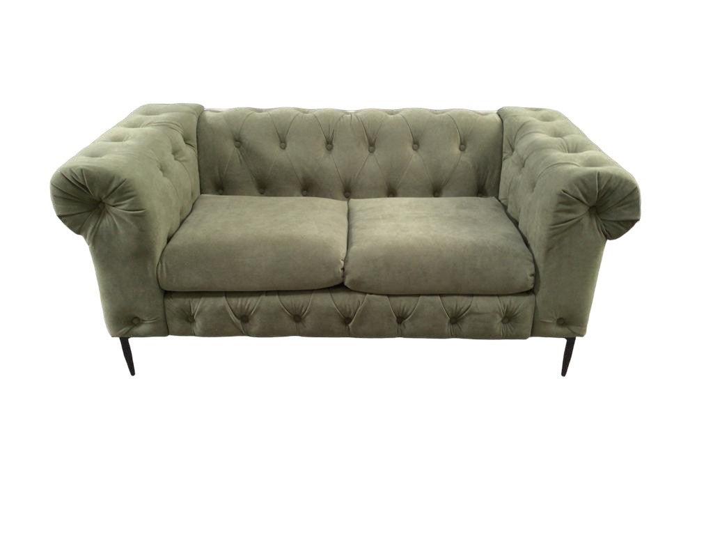Portland 2 Seater Sofa in Olive Green
